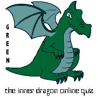 My inner dragon color is GREEN. Click here to try the Quiz!
